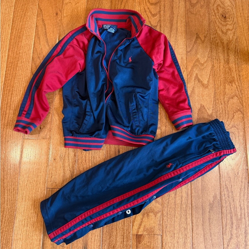 Polo Ralph Lauren Red and Blue track suit